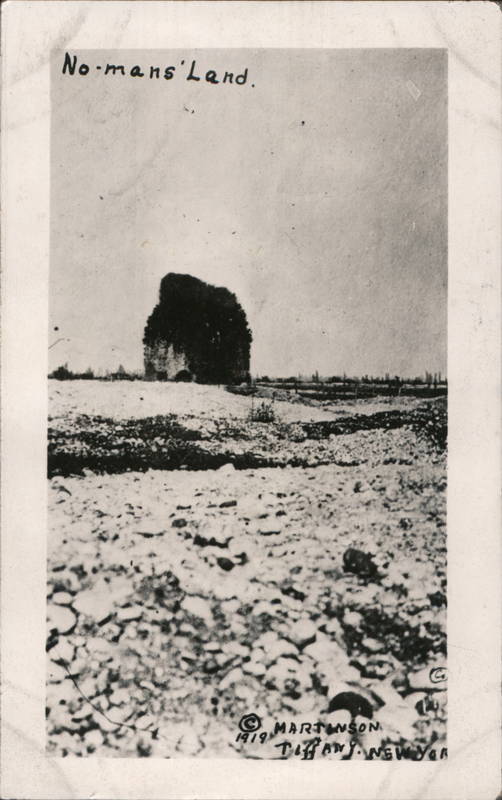 View of No-mans Land World War I