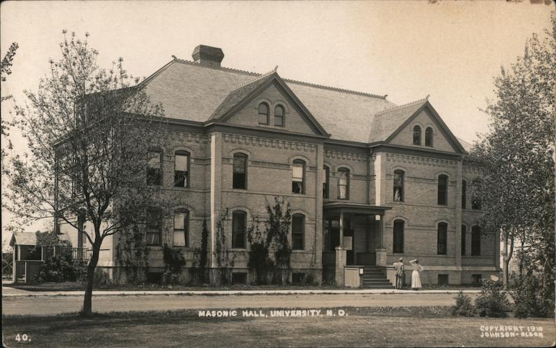 Masonic Hall University Of North Dakota Grand Forks ND Postcard Masonic Hall University Of North Dakota Grand Forks ND Postcard