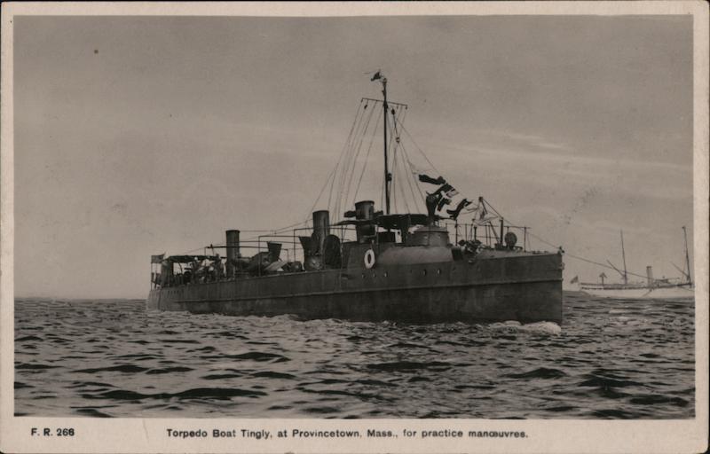 Torpedo Boat Tingly - Practice Manoeuvers Provincetown Massachusetts
