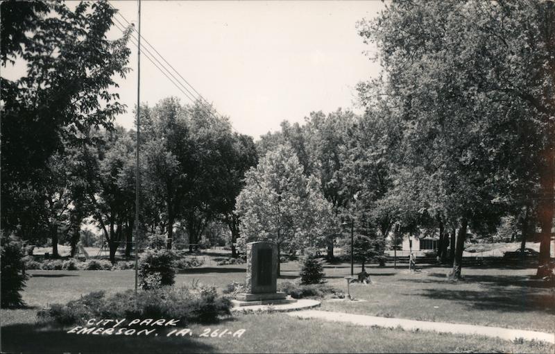 City Park Emerson Iowa