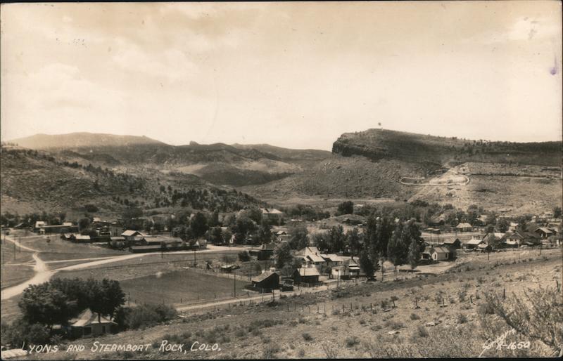 Lyons and Steamboat Rock Colorado