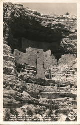 An Ancient Cliff Ruin - Montezuma Castle National Monument Original Photograph