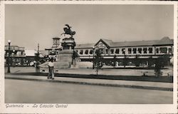 Central Train Stateion Guatemala Central America Postcard Postcard Postcard