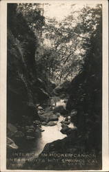 Interior in Hooker Canyon Postcard