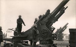 British Howitzers United Kingdom World War II Postcard Postcard Postcard