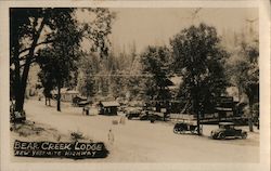 Bear Creek Lodge, New Yosemite Highway Postcard