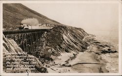 Southern Pacific's New Streamline Train, the "Daylight" Postcard