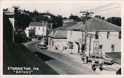 Eaton's in Stonington, ME Postcard