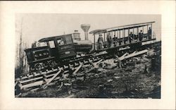 Train on hill Seal Harbor, ME Postcard Postcard Postcard