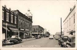 Street Scene Winchester, TN Postcard Postcard Postcard