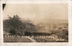 Country Scene near Bessons Postcard