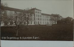engleburg stikerien Postcard