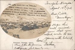 Rumour of submerged town Tonopah, NV Postcard Postcard Postcard