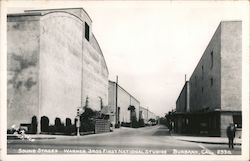 Sound Stages at Warner Bros. First National Studios Burbank, CA Postcard Postcard Postcard