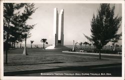 Trujillo-Hull Treaty Monument Postcard