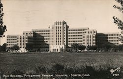 Main Building Fitzsimons General Hospital Denver, CO Postcard Postcard Postcard