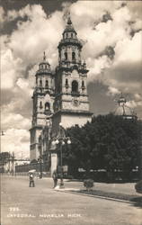 Cathedral Morelia, Mich Mexico Postcard Postcard Postcard