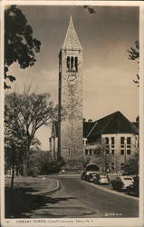 Library Tower Cornell University Postcard