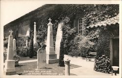 Side Wall and Sun-Dial, Mission Doloros Postcard