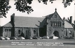 Durand Institute Administration Building Lake Forest College Postcard