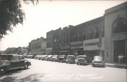 West Side of Square Pontiac, ILL. Illinois Postcard Postcard Postcard