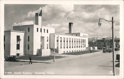 Federal Building Anchorage, AK A. Eide Postcard Postcard Postcard