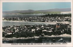 Gonzales Bay, Ross Bay, and Entrance to James Bay Victoria, BC Canada British Columbia Postcard Postcard Postcard