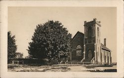 Exterior of Presbyterian Church Postcard