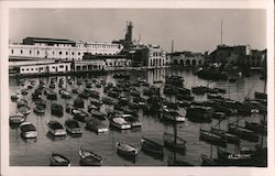 Port at Algiers Algeria Africa La Cigone Postcard Postcard Postcard