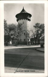 Riverside Water Tower Illinois Postcard Postcard Postcard