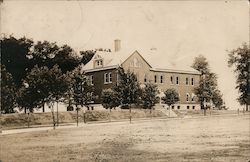 Large Brick Building on a slope Postcard