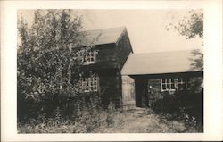 Barn and house Postcard