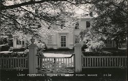 Lady Pepperell House Kittery Point, ME Postcard Postcard Postcard