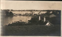 View of the harbor Postcard
