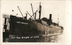 USS Ancon Postcard