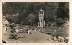 Diving Tower Guernewood Park, CA Postcard Postcard Postcard