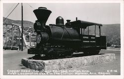 Copper Head - Coronado Railroad - First Locomotive used in the Area Clifton, AZ Postcard Postcard Postcard