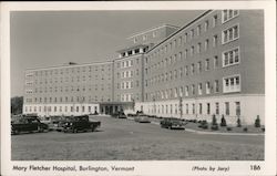 Mary Fletcher Hospital Burlington, VT Jary Postcard Postcard Postcard