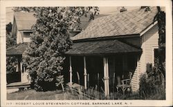 Robert Louis Stevenson Cottage Saranac Lake, NY Postcard Postcard Postcard