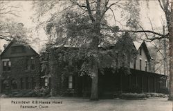 President R.B. Hayes' Home Postcard