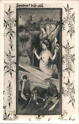 Biblical scene of Ressurection Postcard