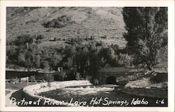 Portneuf River, Lava Hot Springs, Idaho Postcard