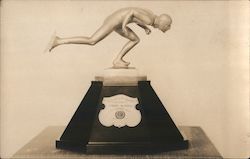 Speed Skating Trophy 1925 Postcard