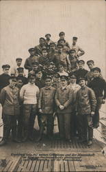 German submarine Deutschland Captain Paul König Postcard