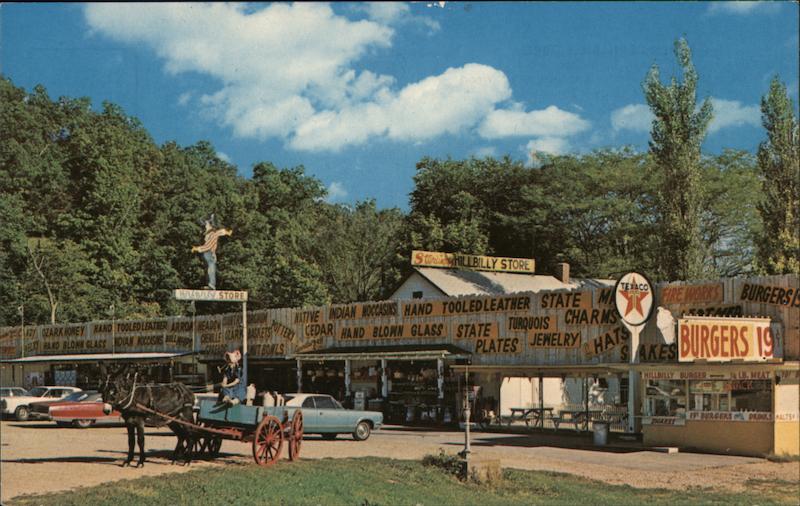 Exterior View of Sterling's Hillbilly Stores Devils Elbow Missouri