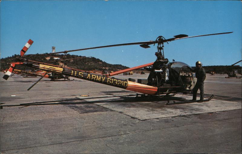 The OH-23 Raven Helicopter Fort Wolters Texas