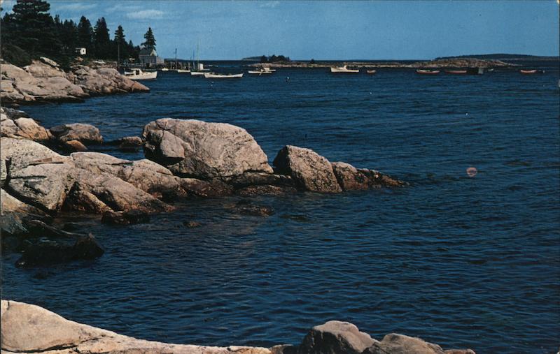 Newagen Point and Harbor Maine