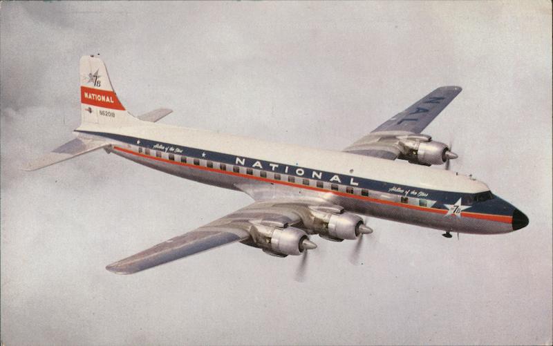 The world Famed Star - National Airplanes Airline Advertising