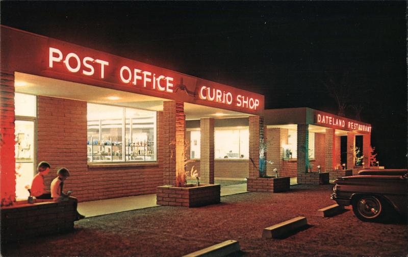 Post Office, Curio Shop & Dateland Restaurant Arizona