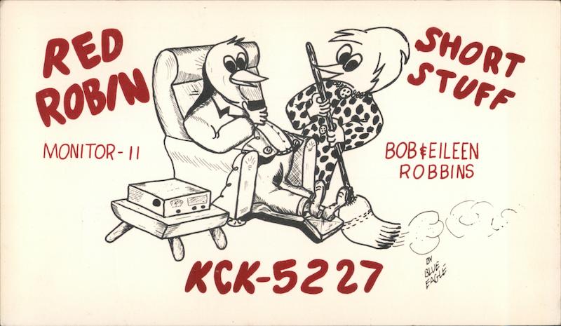Red Robin Short Stuff KCK-5227 QSL & Ham Radio